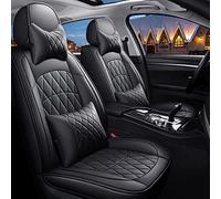 Coprisedile Impermeabile Per Mazda 3 Cx-5 2 5 6 Cx-3 Cx-4 Cx-7 Cx-9 Mx-5 Rx-8 Coprisedili Per Auto In Pelle PU A Posti Set Completo Di Protezioni Per Anteriori E Posteriori(Nero,Luxury)