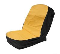 Coprisedile impermeabile per tosaerba con imbottitura spessa, cordino elastico e comode tasche per attrezzi, si adatta alla maggior parte dei trattori per sedili (giallo)