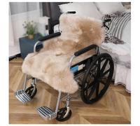 Coprisedile Invernale Caldo per Sedia a Rotelle Cuscino Morbido in Pile per Sedia a Rotelle Adatto per Sedia a Rotelle Elettrica Manu Cuscini di Seduta per Sedia a Rotelle(Light Brown)