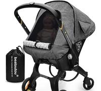 Coprisedile invernale impermeabile per auto, compatibile con seggiolino auto e passeggino Doona, baldacchino antivento brevettato per bambini e ragazze, mantiene i bambini caldi e comodi (grigio)