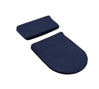 Coprisedile morbido for WC, coperchio elasticizzato e tappetino for serbatoio, confezione da 2, accessori bagno con imbottitura elastica universale resistente all'usura(Multi-colored)