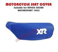Coprisedile Moto Compatibile con HONDA XR500 XR 500 MOTORSPORT 1983 Blu
