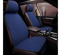 Coprisedile Per Auto Anteriore Posteriore Estivo Schienale Antiscivolo Protezione In Lino Sedile Automatico Proteggi Cuscino Mat Protezione Sedile(Blue 1set)