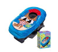 Coprisedile per auto Cuties, copertura per seggiolino auto per neonati e ragazze, regalo per baby shower, morbida coperta per seggiolino auto, costume di Halloween per neonati (pirata)