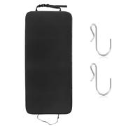 Coprisedile per auto impermeabile in tessuto Oxford per animali domestici, resistente ai graffi e durevole, universale, per sedili anteriori e posteriori per cani e bambini, nero, 105 x 49,5 cm.