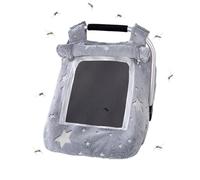 Coprisedile per auto per bambini - Rete di protezione per passeggino con cerniera traspirante, scudo termico 4 stagioni | Cotone traspirante a 2 strati, 5 alette di accesso all'imbracatura, tessuto so