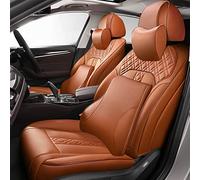 Coprisedile Per Auto Personalizzato In Pelle Per Ford Per Everest Per Territorio Per Explorer Per Mustang Per Ranger Proteggi Sedile Auto(Marrone,A)