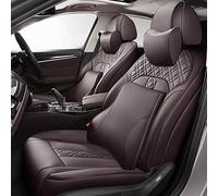 Coprisedile Per Auto Personalizzato In Pelle Per Ford Per Everest Per Territorio Per Explorer Per Mustang Per Ranger Proteggi Sedile Auto(Caffè,A)