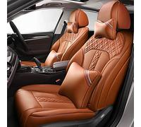 Coprisedile Per Auto Personalizzato In Pelle Per Ford Per Everest Per Territorio Per Explorer Per Mustang Per Ranger Proteggi Sedile Auto(Marrone,B)