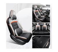 Coprisedile per auto specifico personalizzato compatibile con MG 4 MG4 EV MULAN set completo con set completo anteriore e posteriore(Luxury black gray)