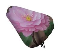 Coprisedile per bici con fiori di mandorlo, impermeabile, con coulisse, per pioggia, neve, polvere, città, mountain bike