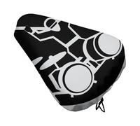 Coprisedile per bici da batterista con imbottitura morbida, extra largo, per donne e uomini, confortevole, cuscino di ricambio impermeabile con coulisse, adatto per strada/montagna/esercizio/spin