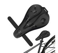 Coprisedile per bicicletta - comodo e impermeabile in pelle PU, cuscino per bici da corsa, protezione imbottita, protezione morbida per bambini e adulti, allenamento, viaggi, avventura all'aperto