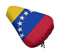 Coprisedile per bicicletta con bandiera del Venezuela, per uomo e donna, impermeabile e antipolvere, con coulisse, copertura regolabile per sella della bicicletta o protezione da pioggia e sole