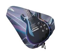 Coprisedile per bicicletta magica per chitarra elettrica, con coulisse, impermeabile, protegge dal sole e dalla polvere, unisex, per mountain bike