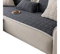 Coprisedile per cani, copridivani antiscivolo per 3 cuscini, fodere per divani, imbottiture spesse, adatto agli animali domestici, protezione per mobili(Grigio,90x240cm)