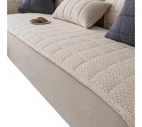 Coprisedile per cani, copridivani antiscivolo per 3 cuscini, fodere per divani, imbottiture spesse, adatto agli animali domestici, protezione per mobili(Beige,90x210cm)