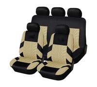 Coprisedile Per Coprisedile Per Auto Per Chevrolet, Blu, Universale, Con Tracce Di Pneumatici, Dettaglio E Styling Coprisedili(Beige-9PCS)