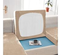 Coprisedile per Divano 3/4/2/1 Posti con Penisola Copri Divano Elastico Federa per Cuscino per Divano del Sedile Velluto Copridivano Protezione del Cuscino Sedile ( Color : #34 , Size : 1 seat (50-63c