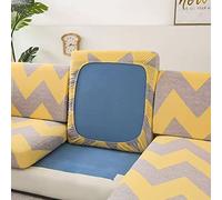 Coprisedile per Divano Fodera per Cuscino del Sedile del Divano con Penisola Elasticizzata,copriseduta Divano 3/2/1/4 Posti Coprisedile Elastico Antiscivolo Angolare (Color : D, Size : 50-63cm(20-2