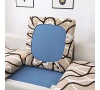 Coprisedile per Divano Fodera per Cuscino del Sedile del Divano con Penisola Elasticizzata,copriseduta Divano 3/2/1/4 Posti Coprisedile Elastico Antiscivolo Angolare (Color : E, Size : 50-63cm(20-2