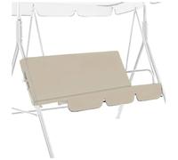 Coprisedile per Dondolo da Giardino,Copriseduta per Dondolo, Coprisedili per Altalena, Copertura di Ricambio per Panchina Sedia, Sedia per Esterni 2/3/4 posti Panca da Esterno,Beige,150 * 50 * 50cm