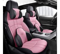 Coprisedile Per Ford Per Explorer 2020 2013 2014 2016 2017 Coprisedili Per Auto In Pelle 5 Posti(Black Pink,Deluxe)