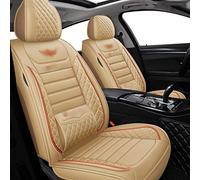 Coprisedile Per Ford Per Kuga 2008 In Pelle Copertura Sede Dell'automobile Per S-max Per Explorer 5 Per Fiesta 2007 Per La Messa A Fuoco 2009 Per Fusion Per Mondeo 2 Pz(Beige)