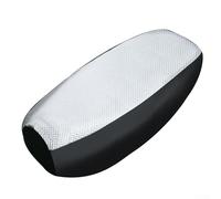 Coprisedile per moto scooter e bici elettriche, impermeabile, in pelle PU, elasticizzato, con bordo elastico, M-XL (XL)