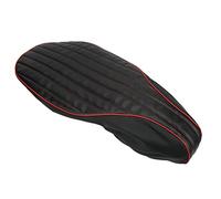 Coprisedile per motocicletta, comodo ricambio per Vespa 125 150 Sprint Fast Ts Super Vbb Vba Vnb GTR Gl Gt Brown White Sedili e accessori (nero rosso)