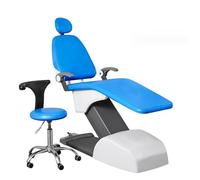 Coprisedile per Poltrona Dentale in Pelle PU Antipolvere Sgabello da Dentista Sedile Schienale Fodera per Dentista protettore Custodia Protettiva Impermeabile Elastica, 4 Pezzi/Set (Size : C)