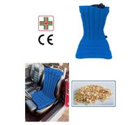 COPRISEDILE Per Sedile Schienale Auto con Pula di Farro Anti Sudore Massaggiante