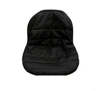 Coprisedile per trattore, impermeabile, in tessuto Oxford 600D, resistente, con tasche per equitazione, tosaerba, adatto per artigiani Kubota grigio (è nero)