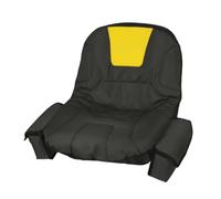 Coprisedile per Trattorino Co | Struttura Imbottita e Trapuntata, Coprisedile con Tasche, Resistente Agli Strappi, per Carrello sollevatore, Agricoltori, Nero