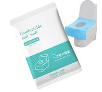 Coprisedile per WC, 10 pezzi, impermeabili, per hotel, bagno, WC, viaggi, auto, aereo, servizi igienici pubblici, ufficio e scuola