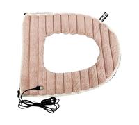 Coprisedile Per WC - 17,32x14,57x0,79 Pollici Per WC Caldo In Flanella | Sedile Lavabile Riscaldato Elettricamente Con Controllo Della Temperatura | Copriwater - Uso Invernale Nel Bagn