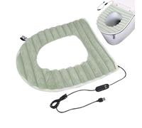 Coprisedile Per WC - 17,32x14,57x0,79 Pollici Per WC Caldo In Flanella | Sedile Lavabile Riscaldato Elettricamente Con Controllo Della Temperatura | Copriwater - Uso Invernale Nel Bagn