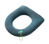 Coprisedile per WC - Coprisedile per WC, scaldabagno Morbido e Spesso con Sollevatore, Elastico | Tessuto Lavabile, Installazione Facile, Morbido termoforo per Uso Universale, Lavabile