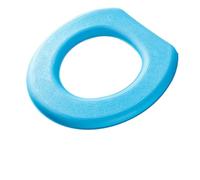Coprisedile per WC Copriwater in schiuma lavabile con adesivo, copriwater impermeabile, sedile del water riutilizzabile in silicone for quattro stagioni, accessori for la casa Universali(Blue)