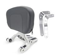 Coprisedile posteriore Schienale per motociclista regolabile su misura compatibile per Harley Fat Boy Street Bob Dyna Softail Sportster(8)
