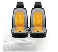 Coprisedile Riscaldato Auto, 12v/24v, 45 °C-65°C Chauffage Rapide Sedili Riscaldati per Auto Compatibile con Airbag Laterale