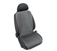 Coprisedile schienale auto universale ventilato in carta tessile antracite lampa