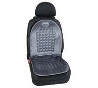 COPRISEDILE SCHIENALE MAGNETICO MASSAGGIANTE IN VELLUTO GRIGIO UNIVERSALE AUTO