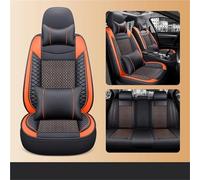 Coprisedile Seduta Per Dodge Per Journey Per Challenger Per Caliber Per Nitro Per RAM 1500 Coprisedili Per Auto Universali Di Lusso(Luxury-Black Orange)