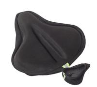Coprisedile, sella per bicicletta, strisce riflettenti 27 x 24 cm, materiale traspirante, comodo cuscinetto per biciclette da strada, mountain bike, equitazione all'aperto, pendolarismo fitness
