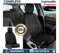 COPRISEDILE Singolo Idoneo Per Sedile CITROEN ANTISUDORE Tessuto Nero TRASPIR