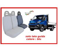 Coprisedile solo lato guida per Iveco Daily fodere trapuntate avio blu robusti