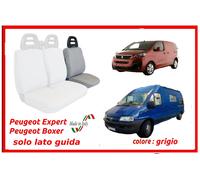 Coprisedile solo lato guida per Peugeot Expert Boxer fodere grigio trapuntate