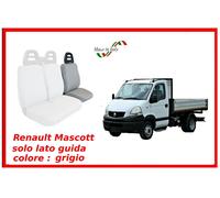 Coprisedile solo lato guida per Renault Mascott fodere trapuntate auto grigio