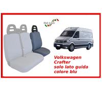 Coprisedile solo lato guida per Volkswagen Crafter dal 2017 fodere avio trapunta